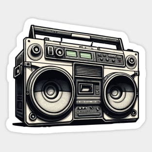 Ghettoblaster Sticker